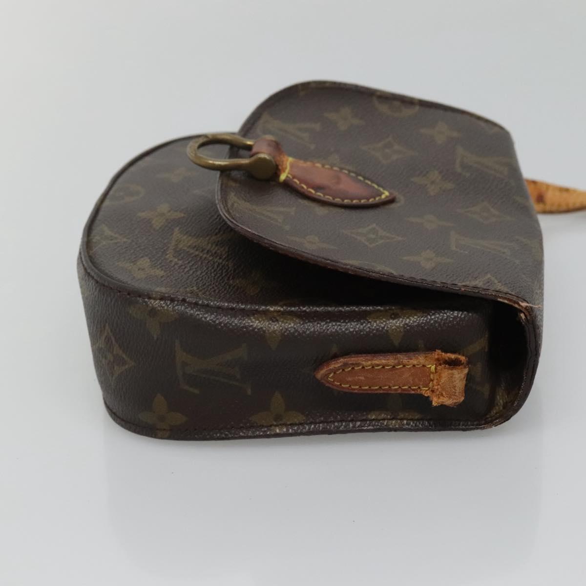 LOUIS VUITTON Monogram Monogram Saint Cloud MM Shoulder Bag M51243 Auth 116817