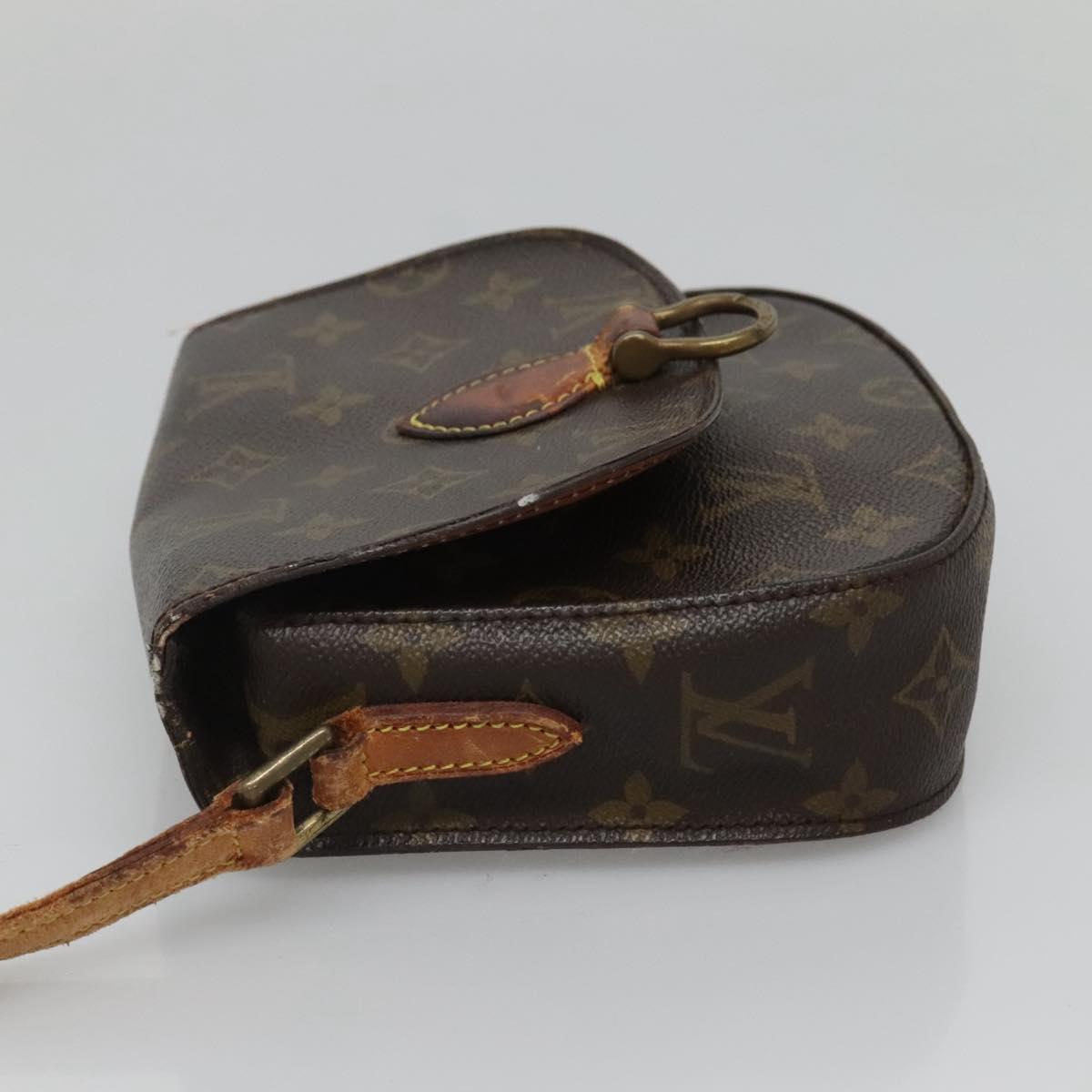 LOUIS VUITTON Monogram Monogram Saint Cloud MM Shoulder Bag M51243 Auth 116817