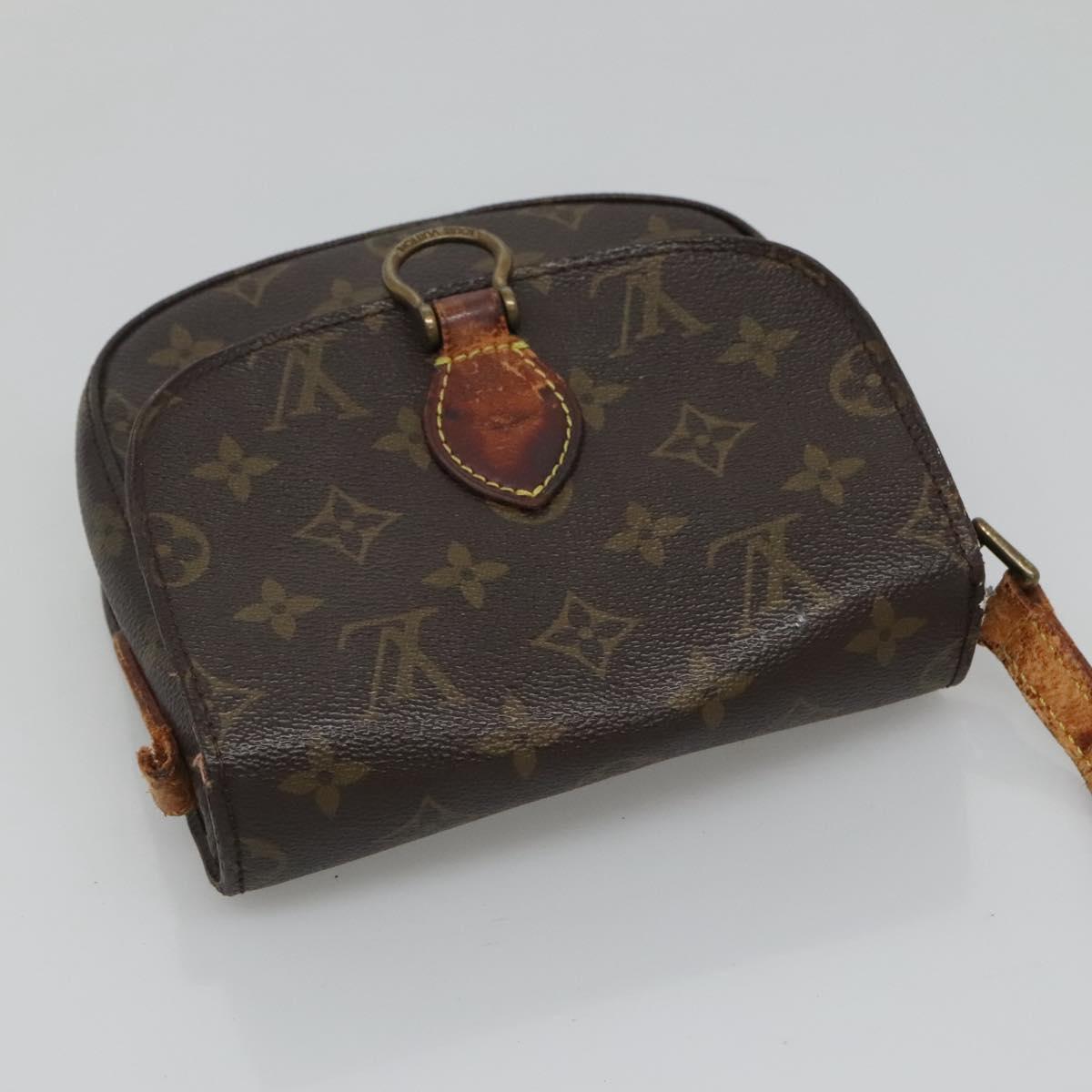 LOUIS VUITTON Monogram Monogram Saint Cloud MM Shoulder Bag M51243 Auth 116817