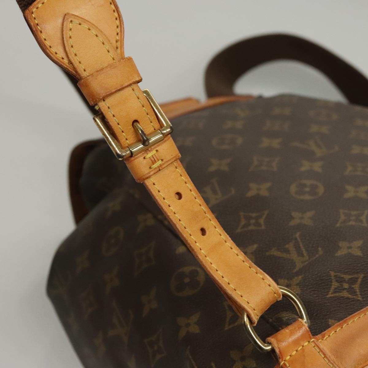 LOUIS VUITTON Monogram Montsouris GM Backpack M51135 LV Auth 116906