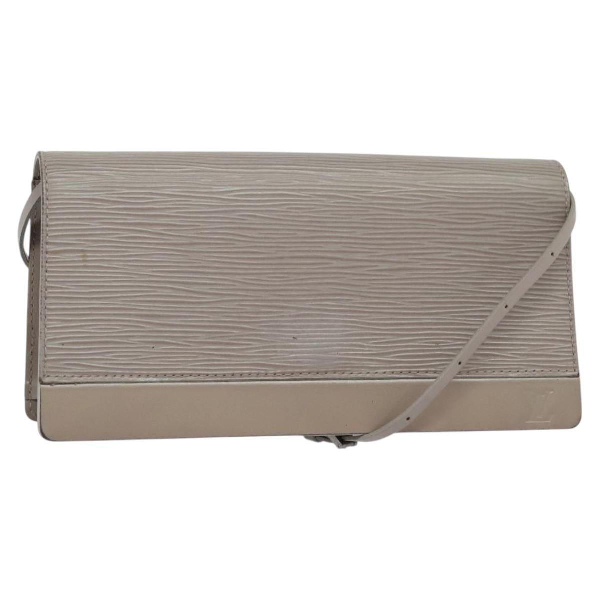 LOUIS VUITTON Epi Honfleur Clutch Bag Lilac M5273B LV Auth 116972