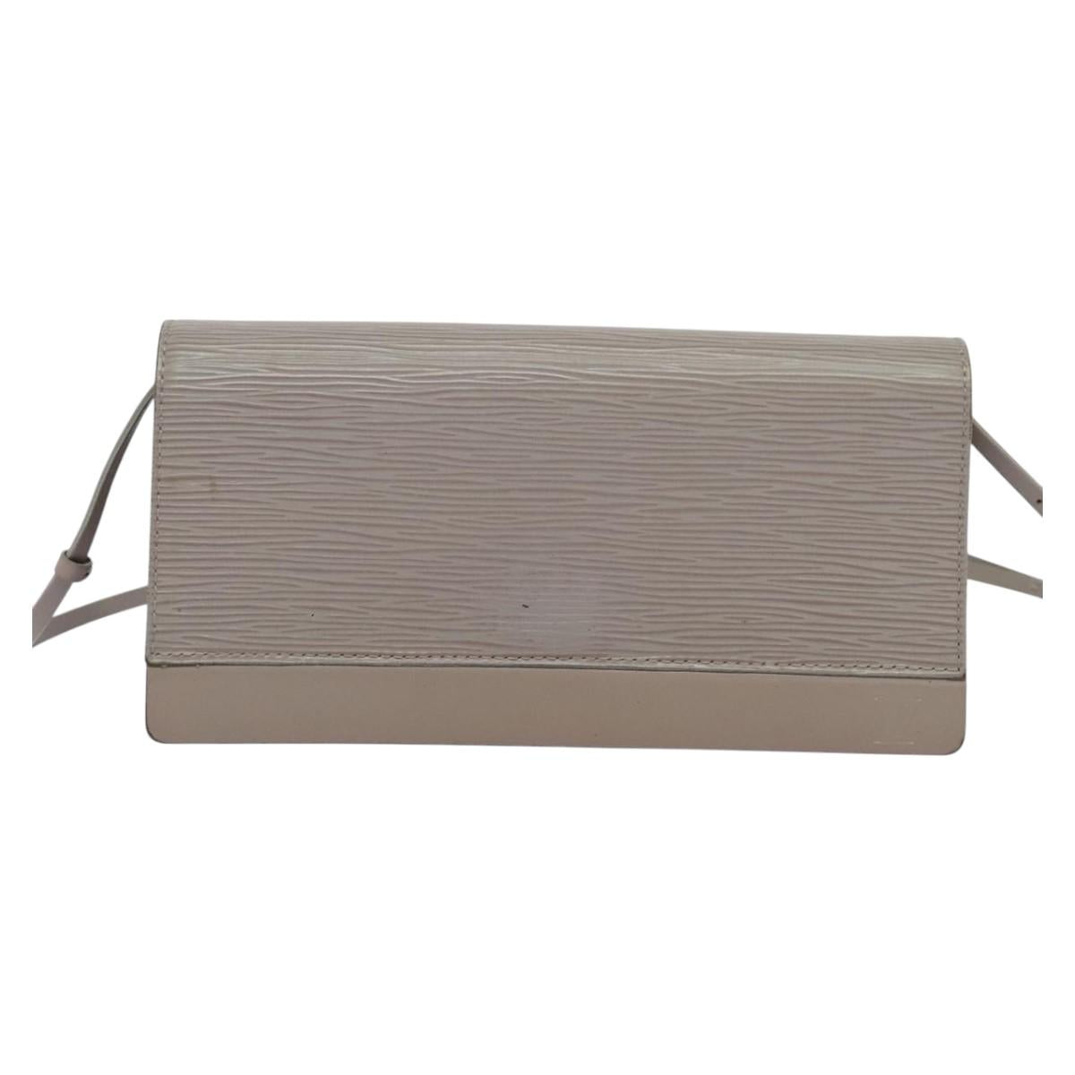LOUIS VUITTON Epi Honfleur Clutch Bag Lilac M5273B LV Auth 116972