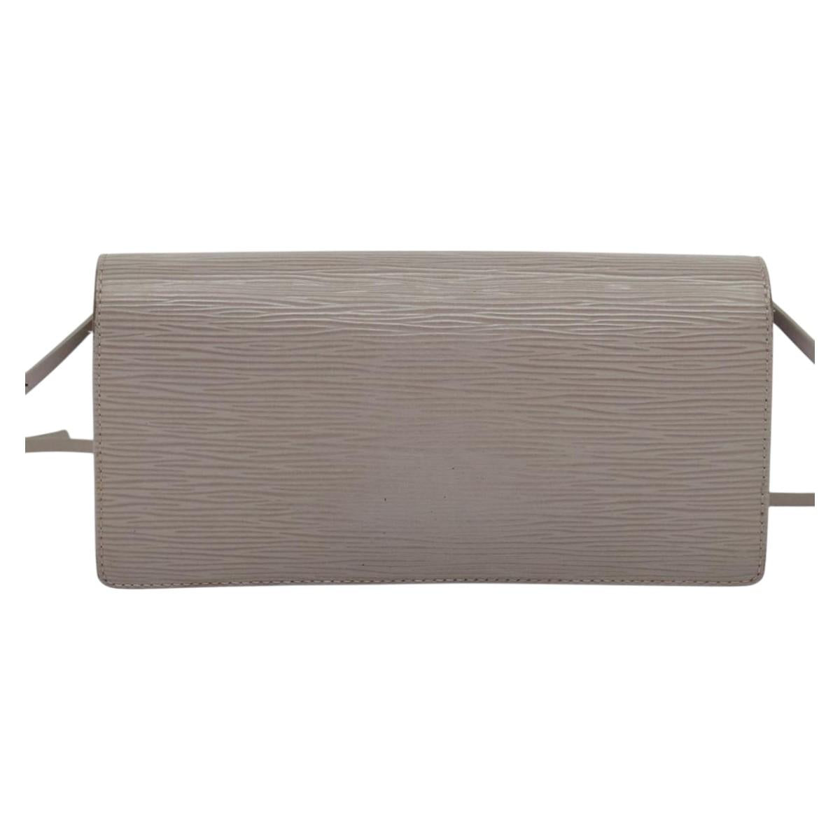 LOUIS VUITTON Epi Honfleur Clutch Bag Lilac M5273B LV Auth 116972