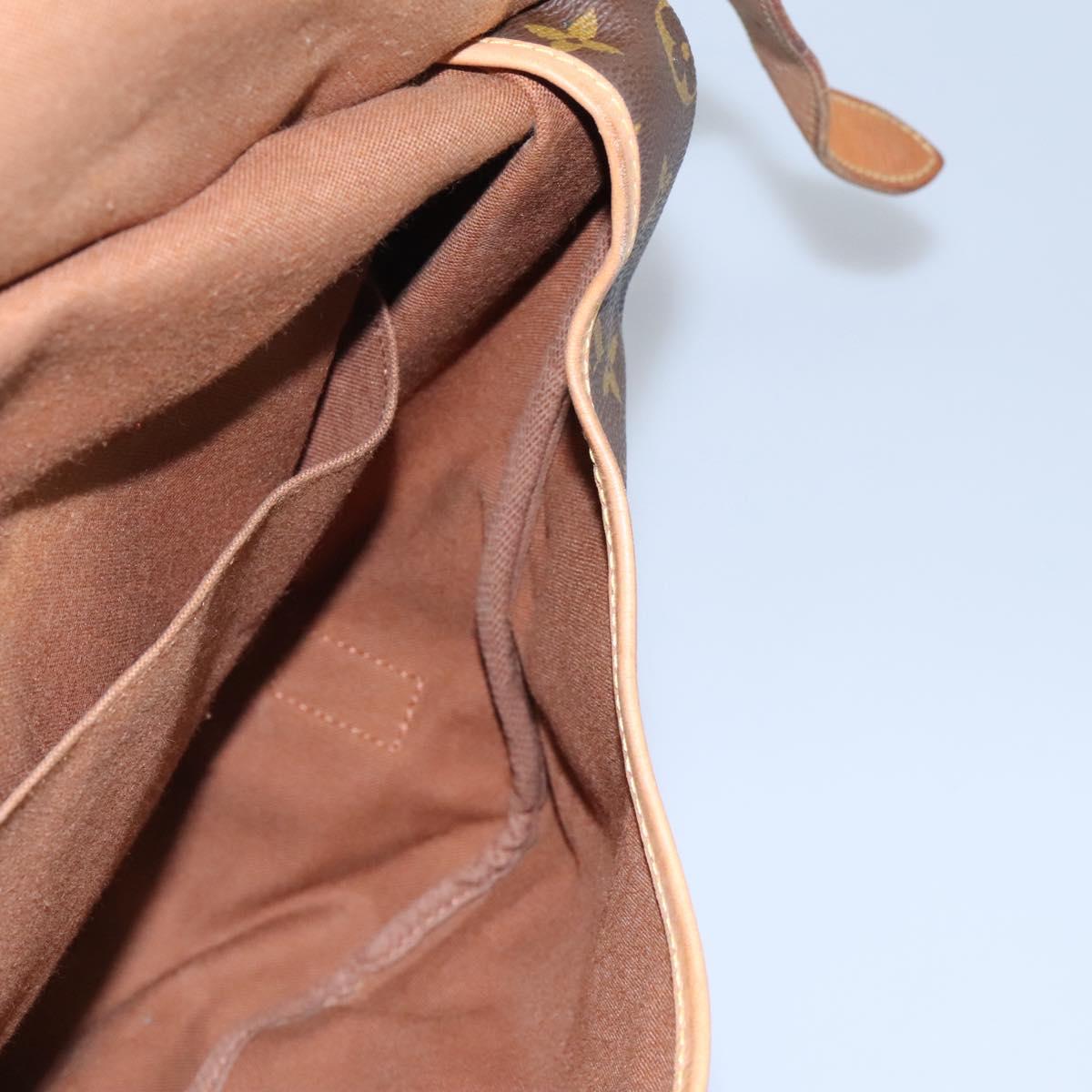 LOUIS VUITTON Monogram Saumur 43 Shoulder Bag M42252 LV Auth 116983