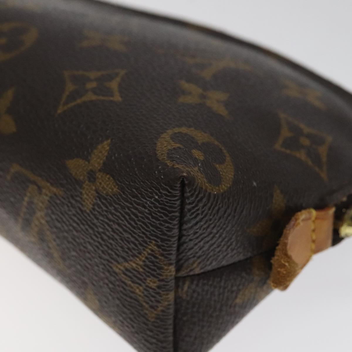 LOUIS VUITTON Monogram Pochette Cosmetic PM Cosmetic Pouch M47515 LV Auth 116999