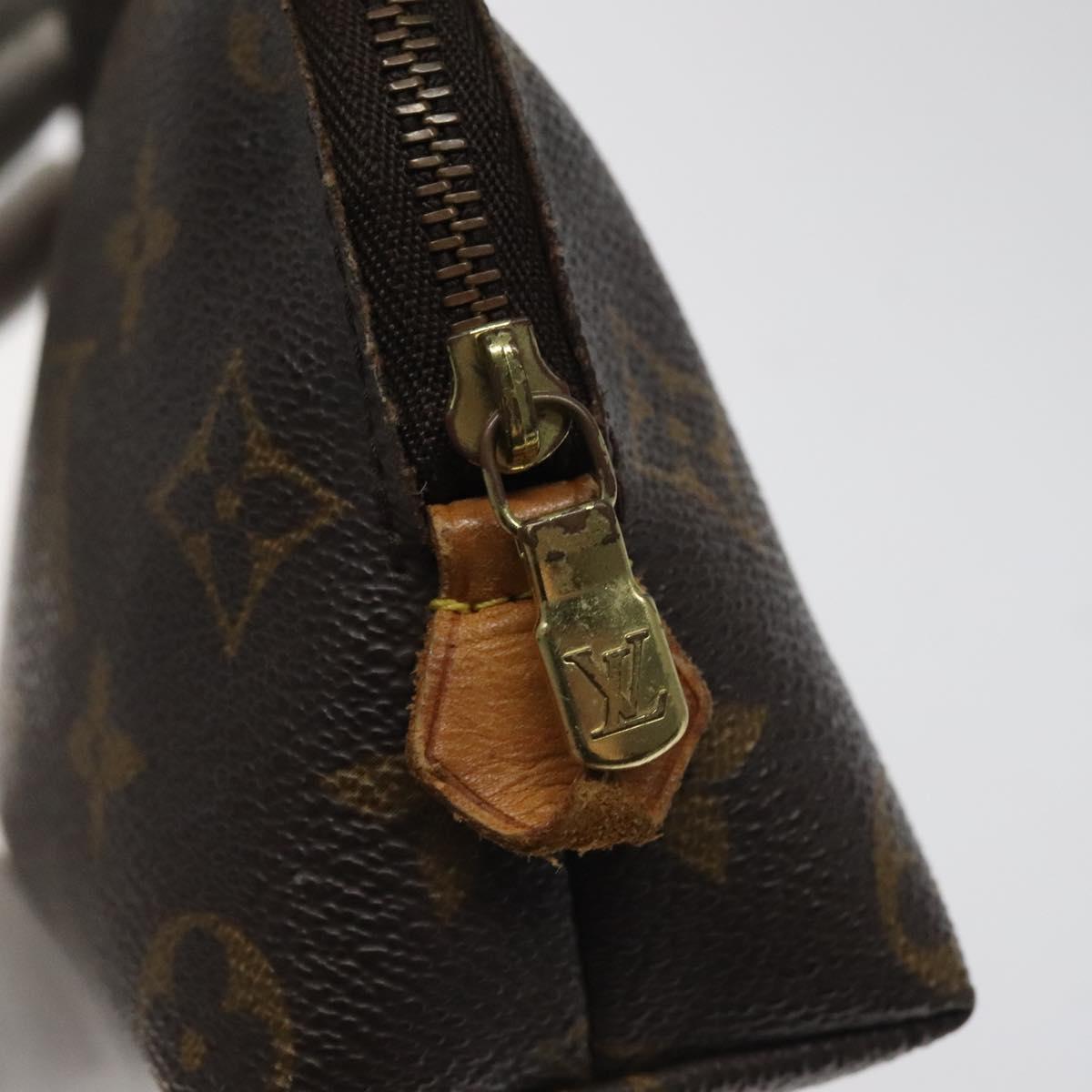 LOUIS VUITTON Monogram Pochette Cosmetic PM Cosmetic Pouch M47515 LV Auth 116999