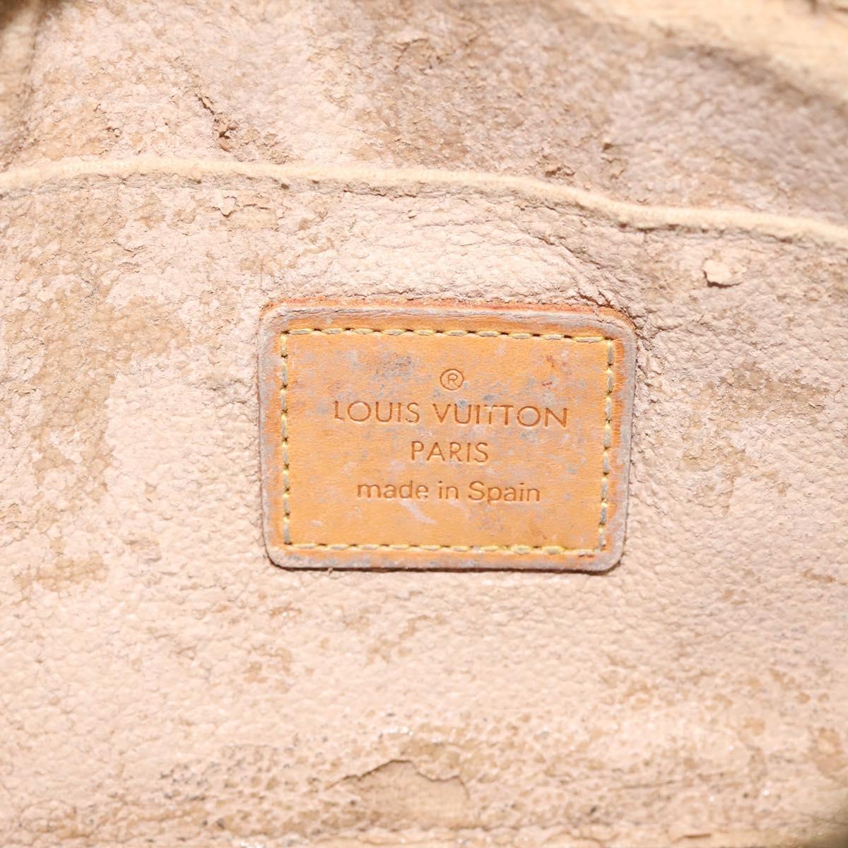 LOUIS VUITTON Monogram Pochette Cosmetic PM Cosmetic Pouch M47515 LV Auth 116999