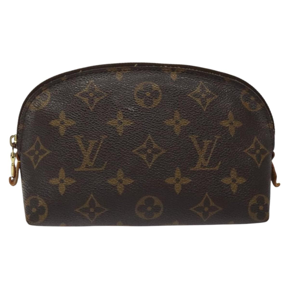 LOUIS VUITTON Monogram Pochette Cosmetic PM Cosmetic Pouch M47515 LV Auth 116999