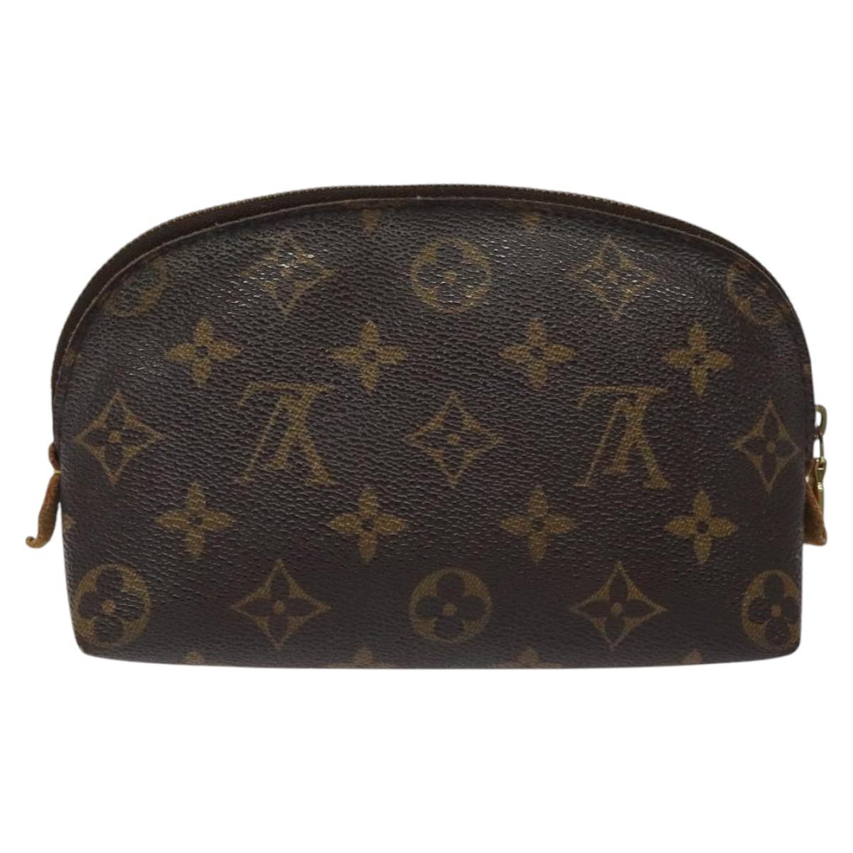 LOUIS VUITTON Monogram Pochette Cosmetic PM Cosmetic Pouch M47515 LV Auth 116999