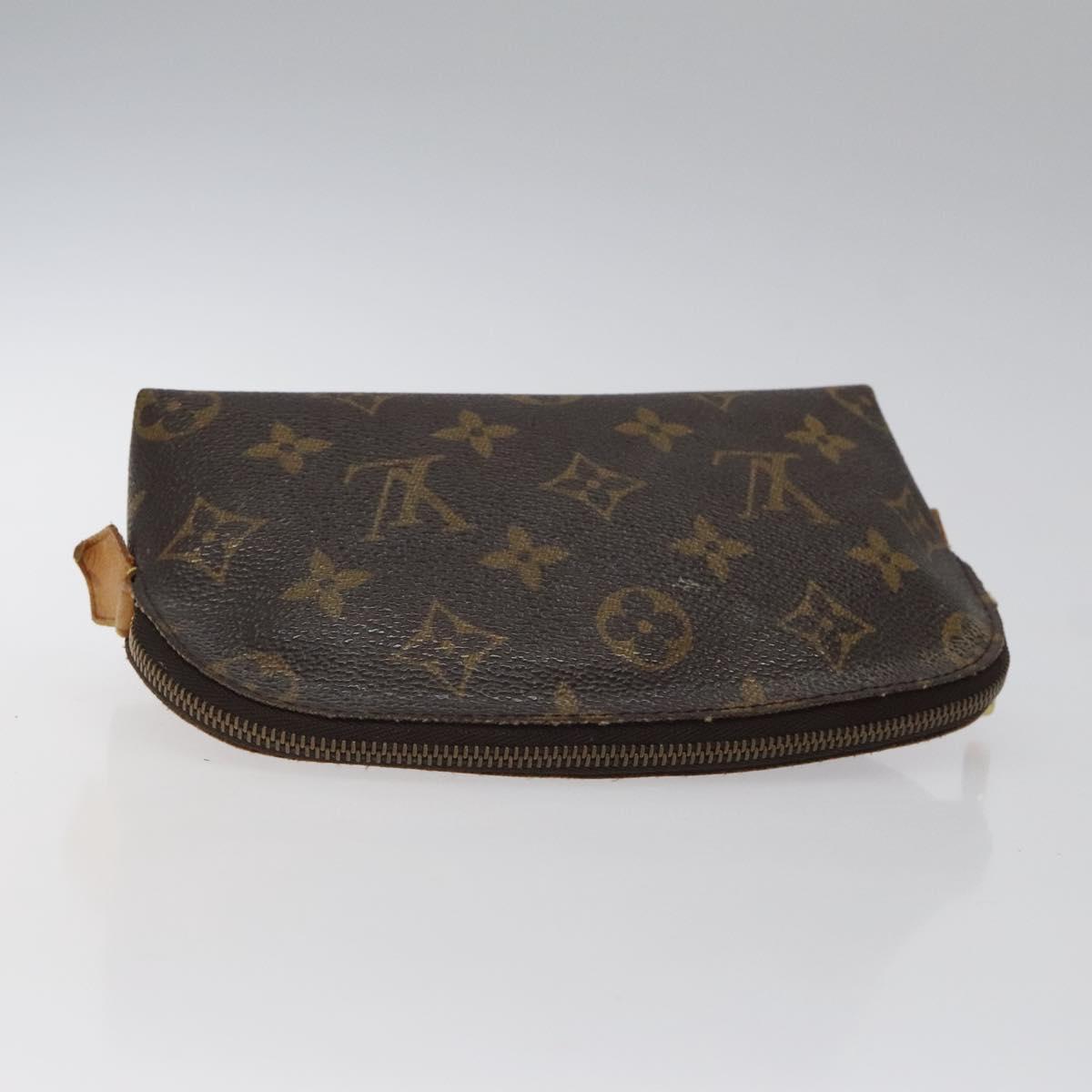 LOUIS VUITTON Monogram Pochette Cosmetic PM Cosmetic Pouch M47515 LV Auth 116999