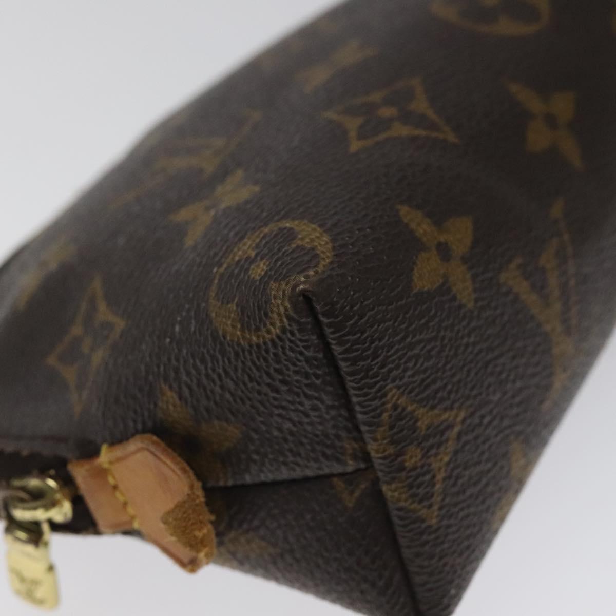 LOUIS VUITTON Monogram Pochette Cosmetic PM Cosmetic Pouch M47515 LV Auth 116999