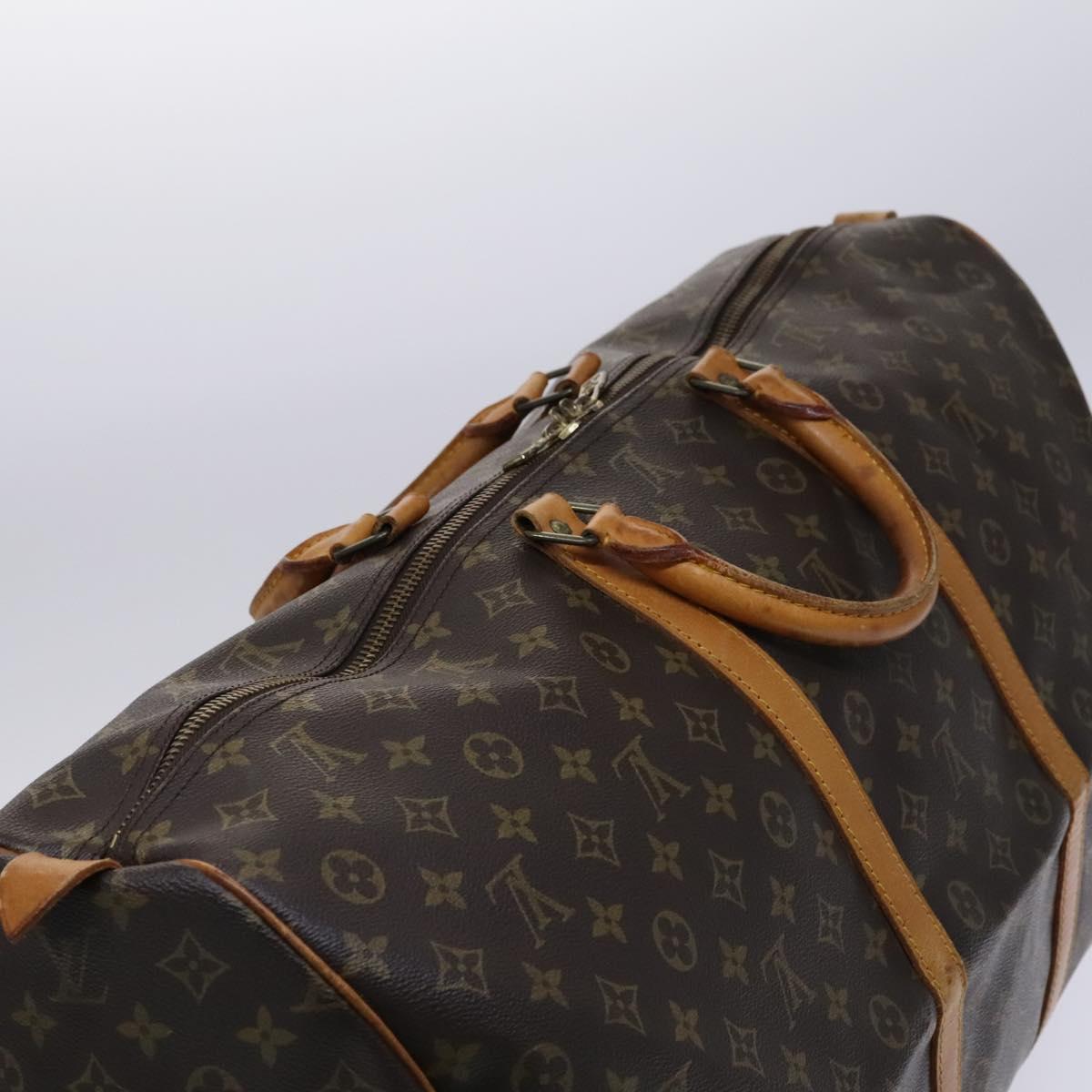 LOUIS VUITTON Monogram Keepall 60 Boston Bag M41422 LV Auth 117008