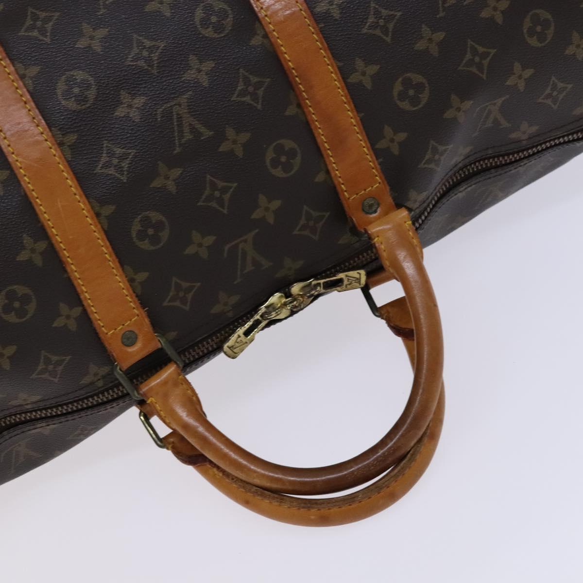 LOUIS VUITTON Monogram Keepall 60 Boston Bag M41422 LV Auth 117008