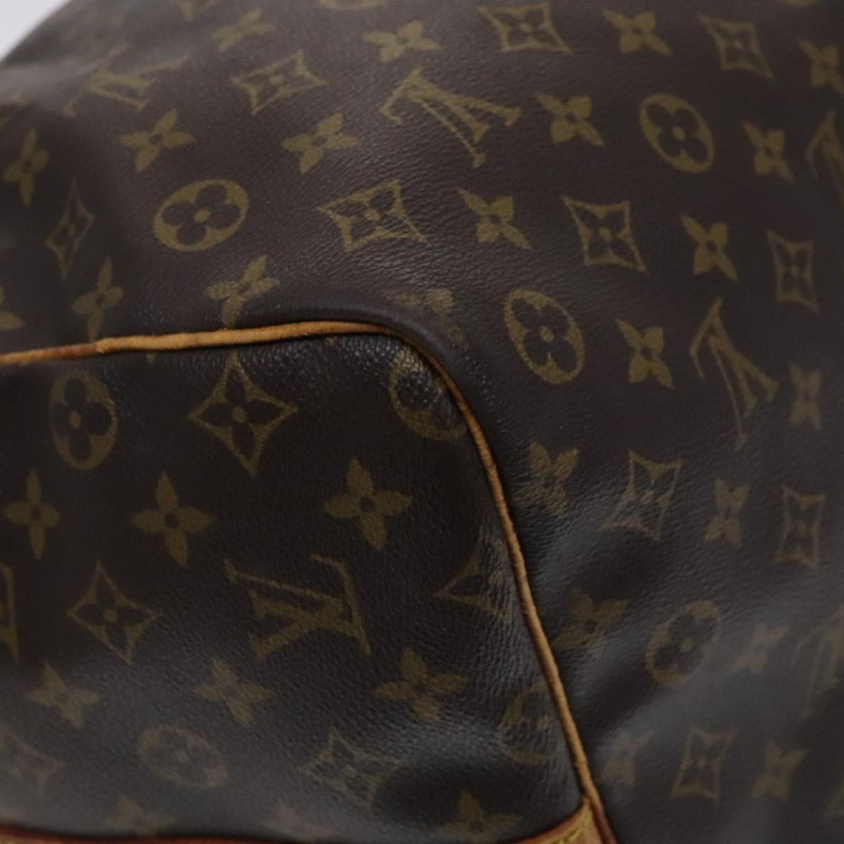 LOUIS VUITTON Monogram Keepall Bandouliere 60 Boston Bag M41412 LV Auth 117009