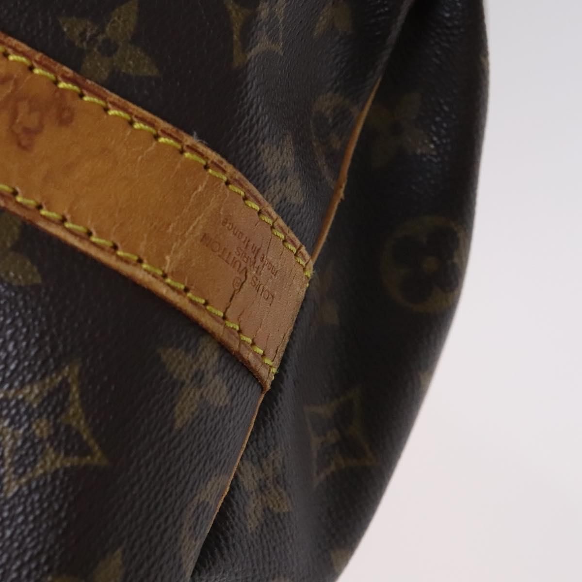 LOUIS VUITTON Monogram Keepall Bandouliere 60 Boston Bag M41412 LV Auth 117009