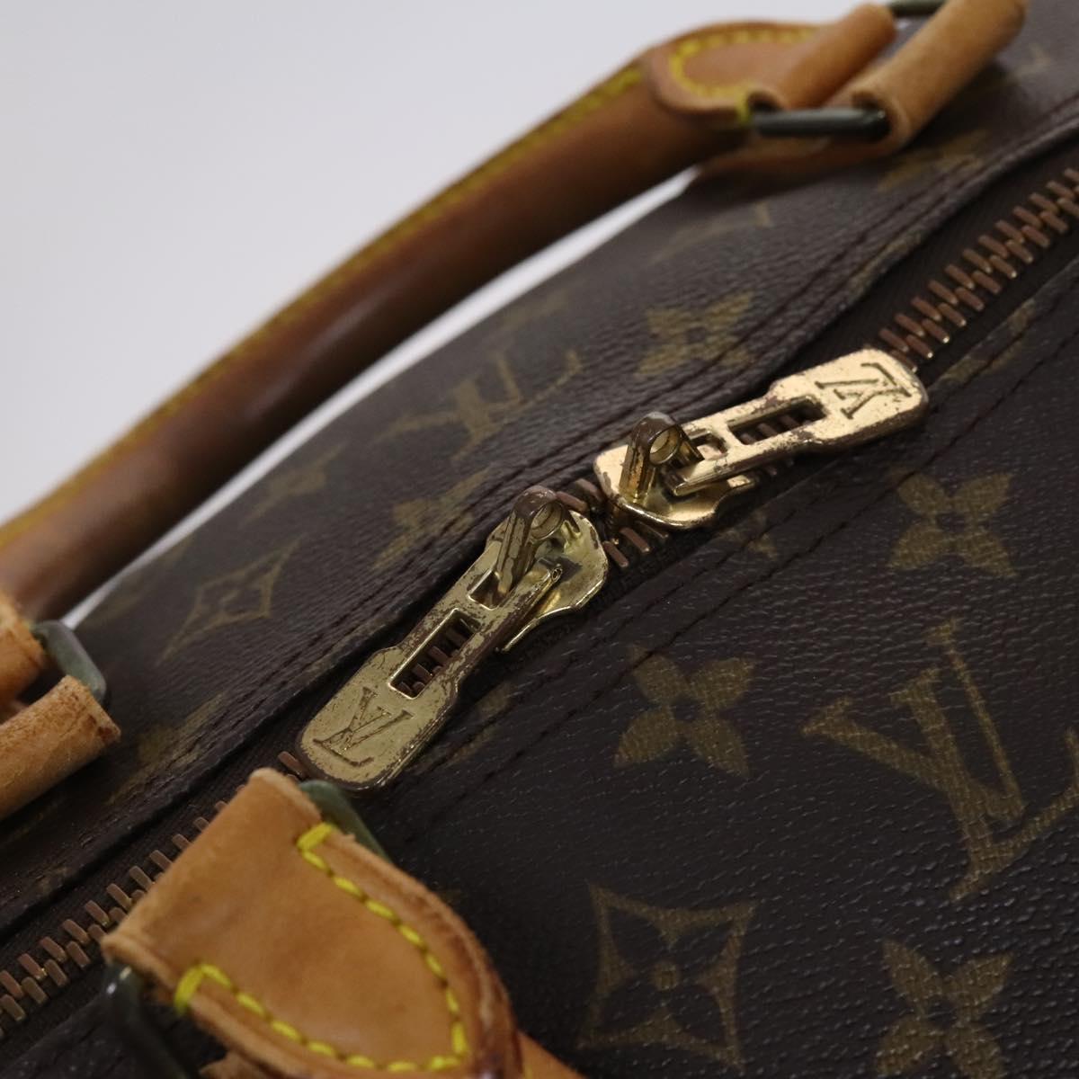 LOUIS VUITTON Monogram Keepall Bandouliere 60 Boston Bag M41412 LV Auth 117009