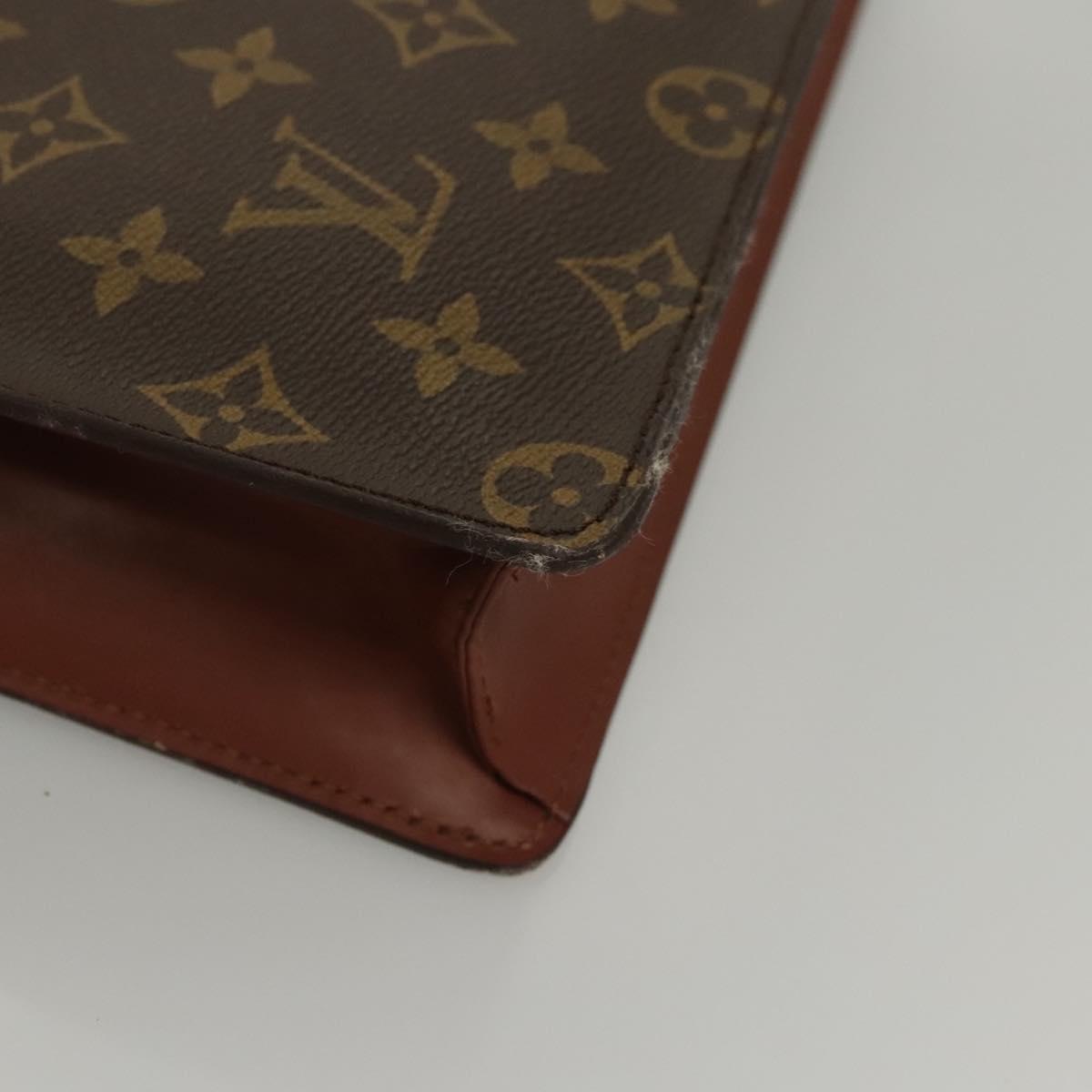 LOUIS VUITTON Monogram Pochette Homme Clutch Bag M51795 LV Auth 117033