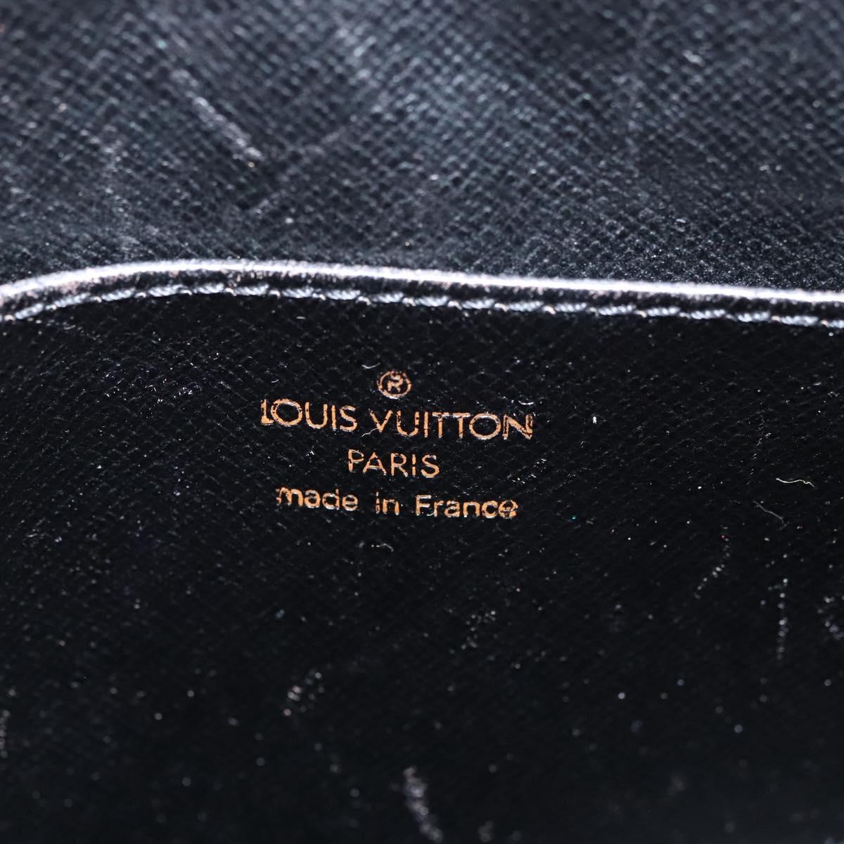 LOUIS VUITTON Epi Pochette Homme Clutch Bag Black Noir M52522 LV Auth 117085