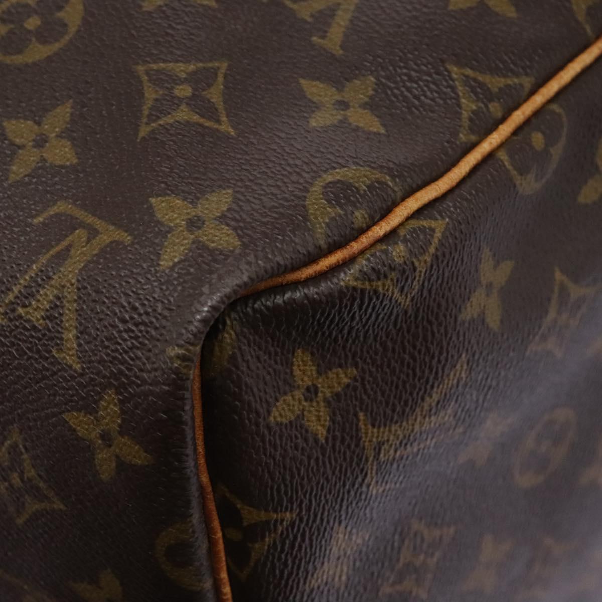 LOUIS VUITTON Monogram Keepall 55 Boston Bag M41424 LV Auth 117095