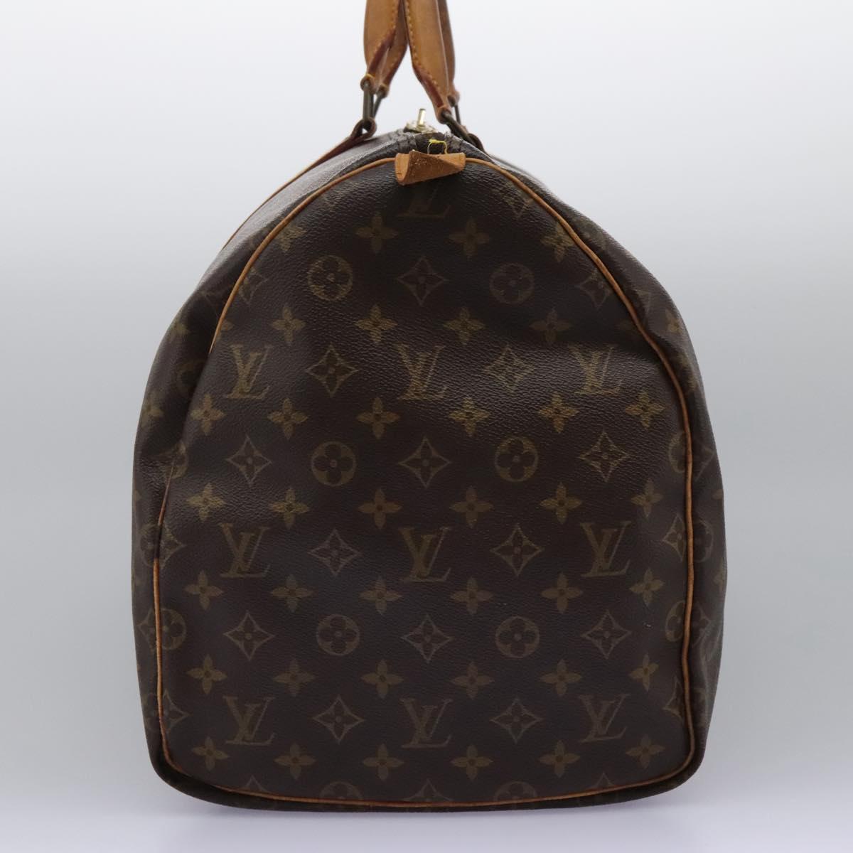 LOUIS VUITTON Monogram Keepall 55 Boston Bag M41424 LV Auth 117095