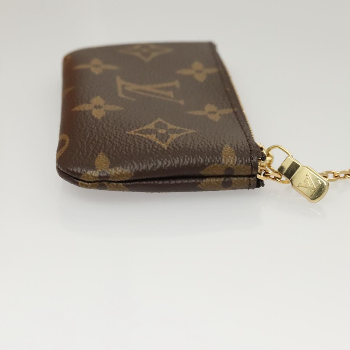 LOUIS VUITTON Monogram Nano Bucket Shoulder Bag M81489 LV Auth 117144SM