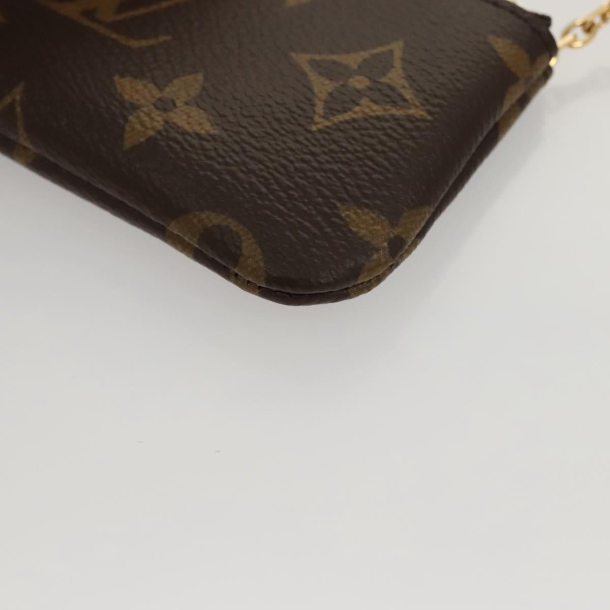 LOUIS VUITTON Monogram Nano Bucket Shoulder Bag M81489 LV Auth 117144SM