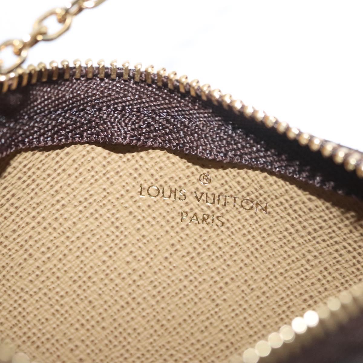 LOUIS VUITTON Monogram Nano Bucket Shoulder Bag M81489 LV Auth 117144SM