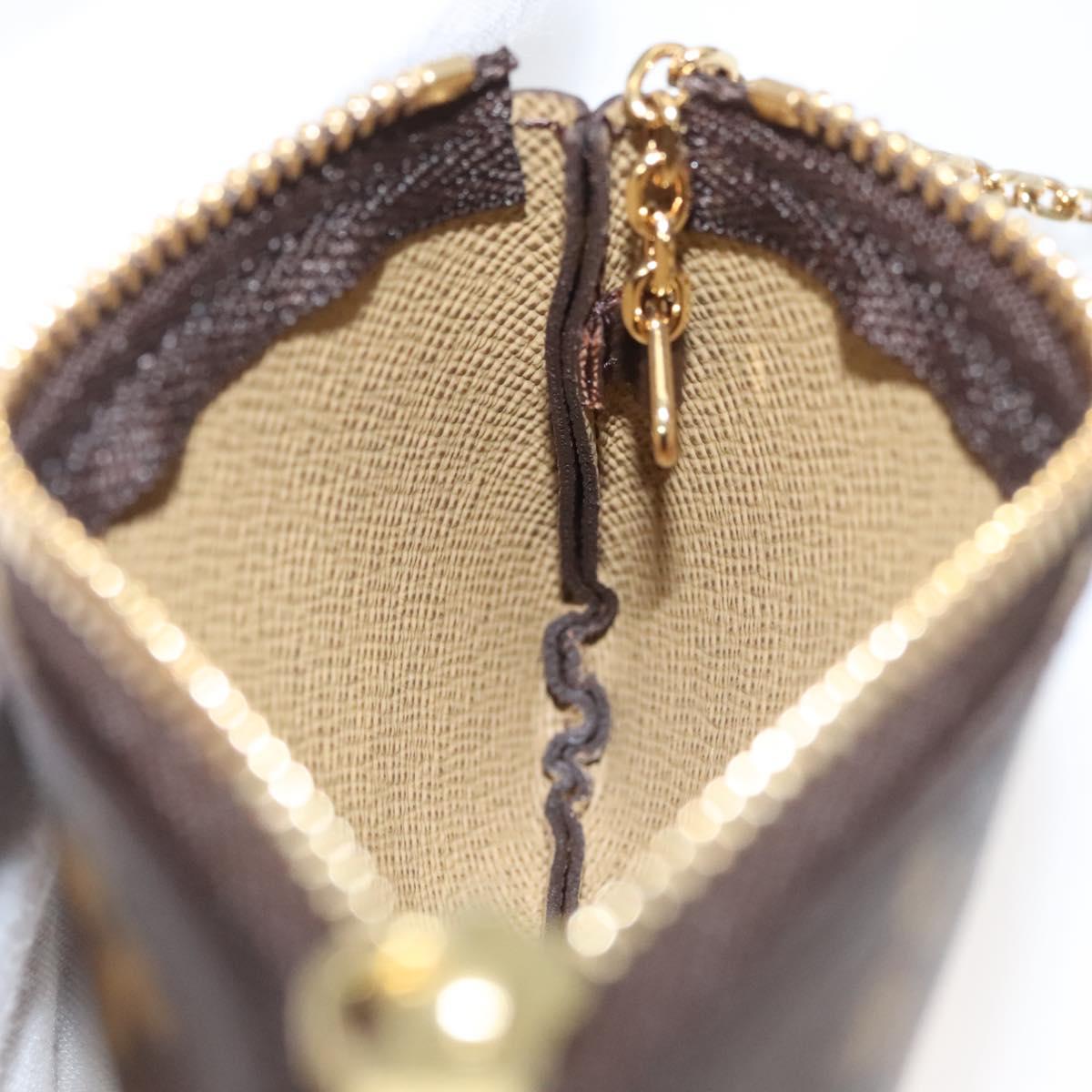 LOUIS VUITTON Monogram Nano Bucket Shoulder Bag M81489 LV Auth 117144SM