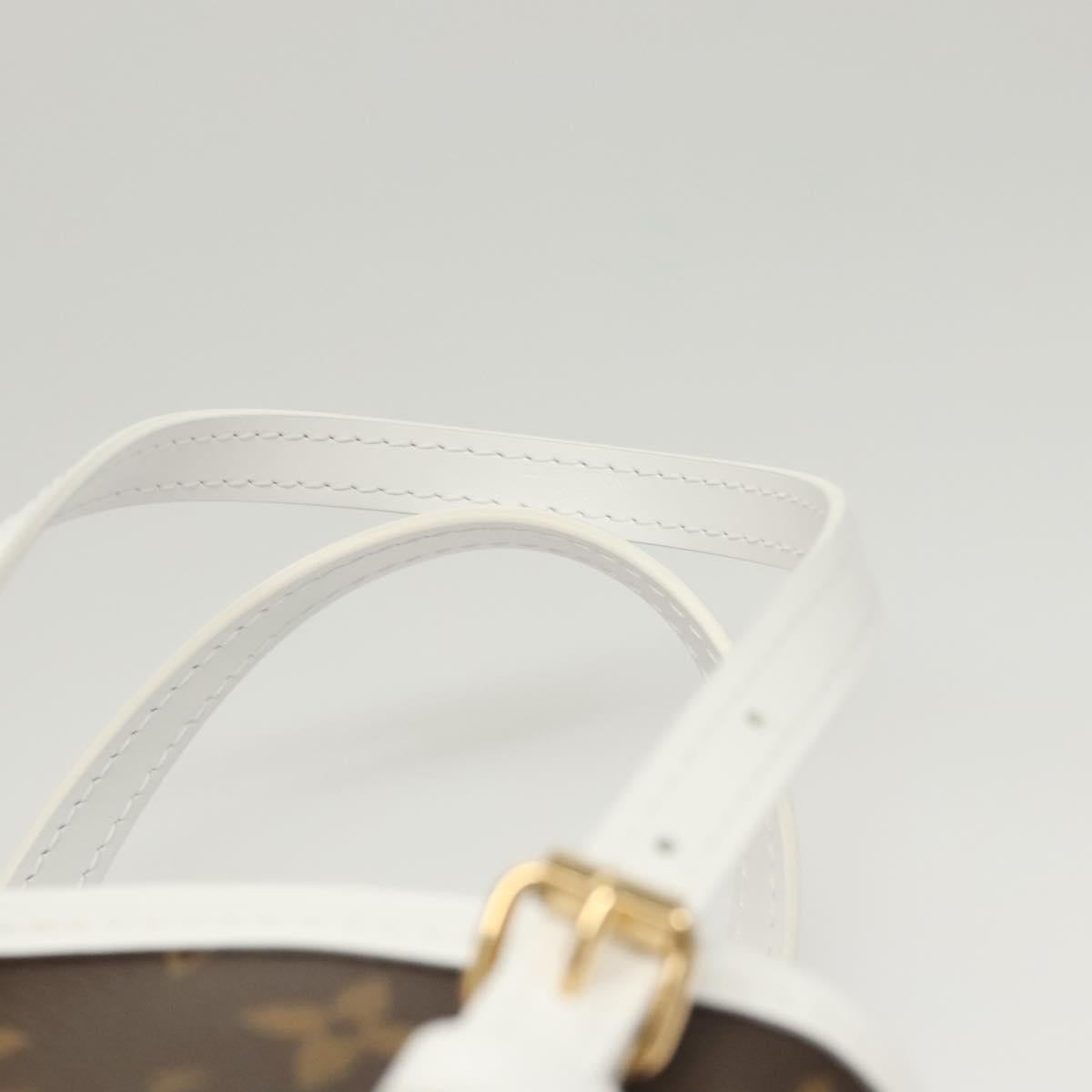 LOUIS VUITTON Monogram Nano Bucket Shoulder Bag M81489 LV Auth 117144SM