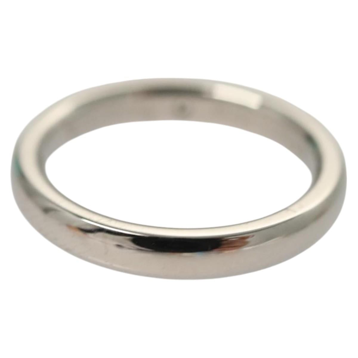 TIFFANY&Co. 1P Diamond Ring Platinum PT950 #7.5(JP Size) Auth 117298AM