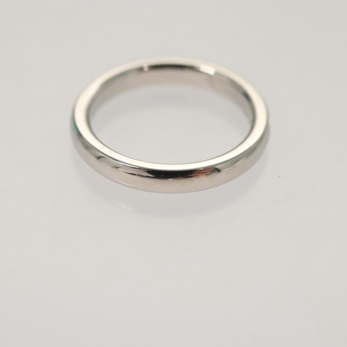 TIFFANY&Co. 1P Diamond Ring Platinum PT950 #7.5(JP Size) Auth 117298AM