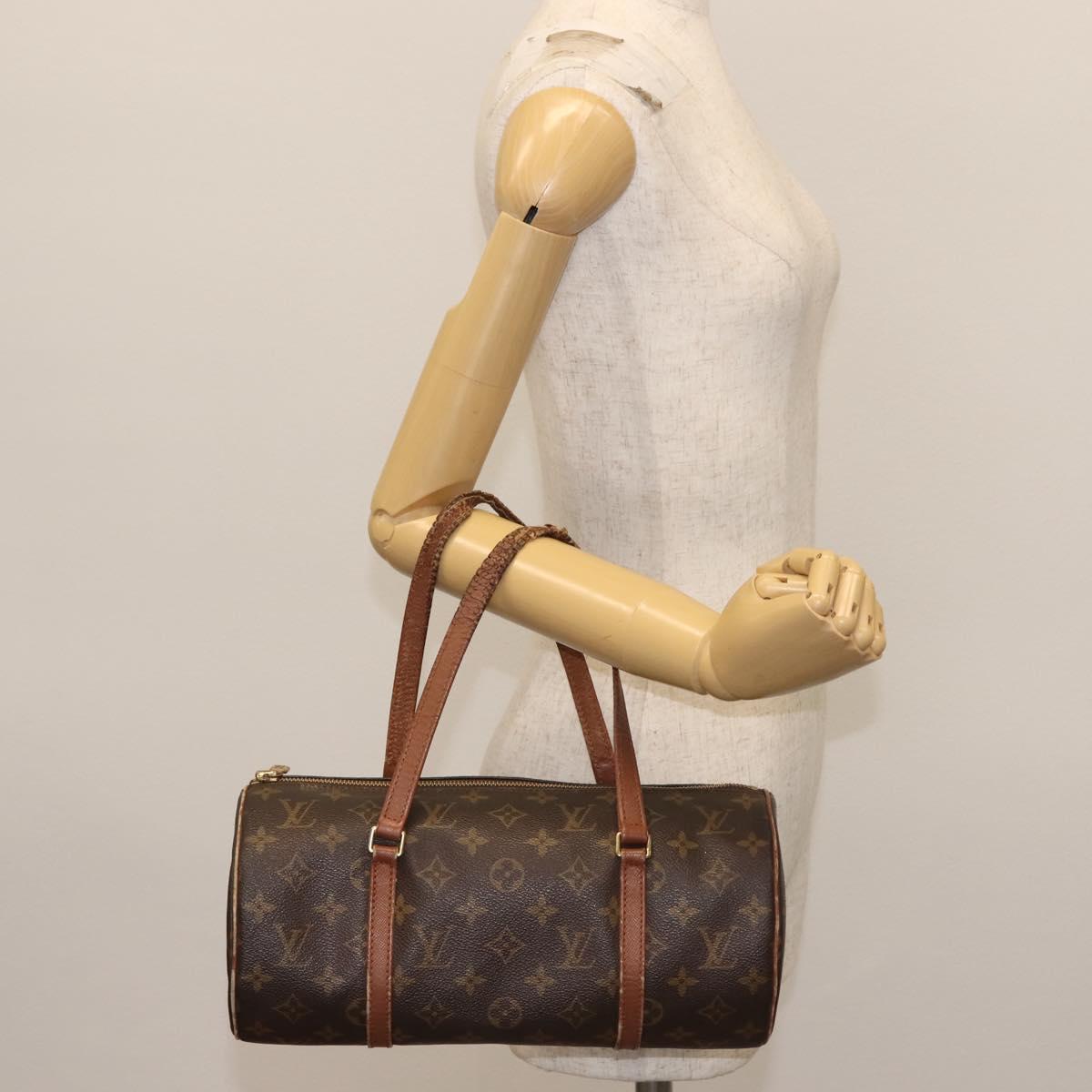 LOUIS VUITTON Monogram Papillon 30 Hand Bag M51385 LV Auth 117315