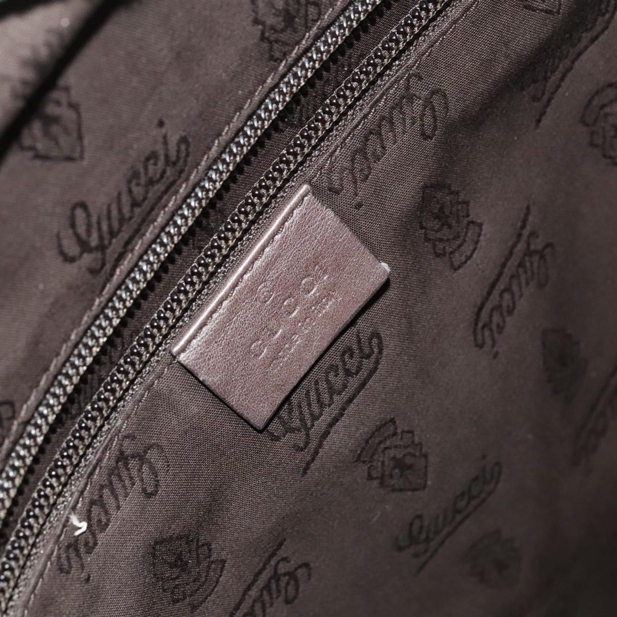 GUCCI GG Implementation Tote Bag Coated Canvas Silver Auth 117334