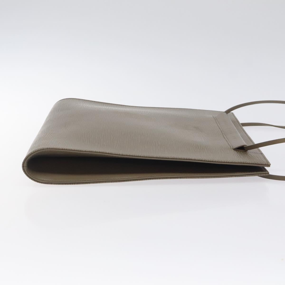 LOUIS VUITTON Epi Santropen Shoulder Bag Gray Lilac M5246B LV Auth 117338