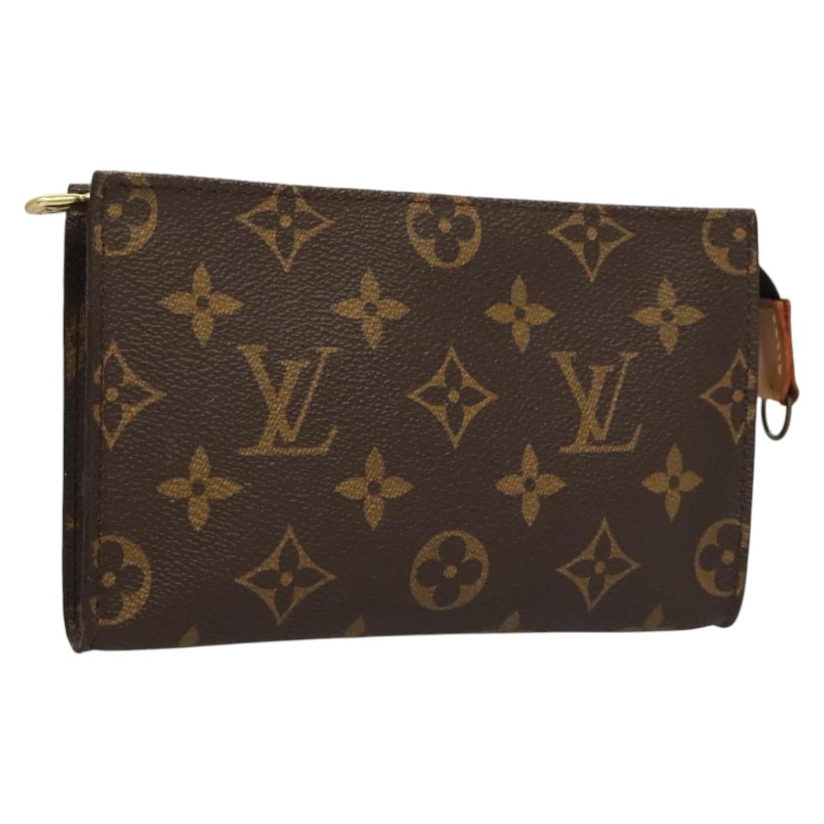 LOUIS VUITTON Monogram Bucket PM Accessory Pouch LV Auth 117344