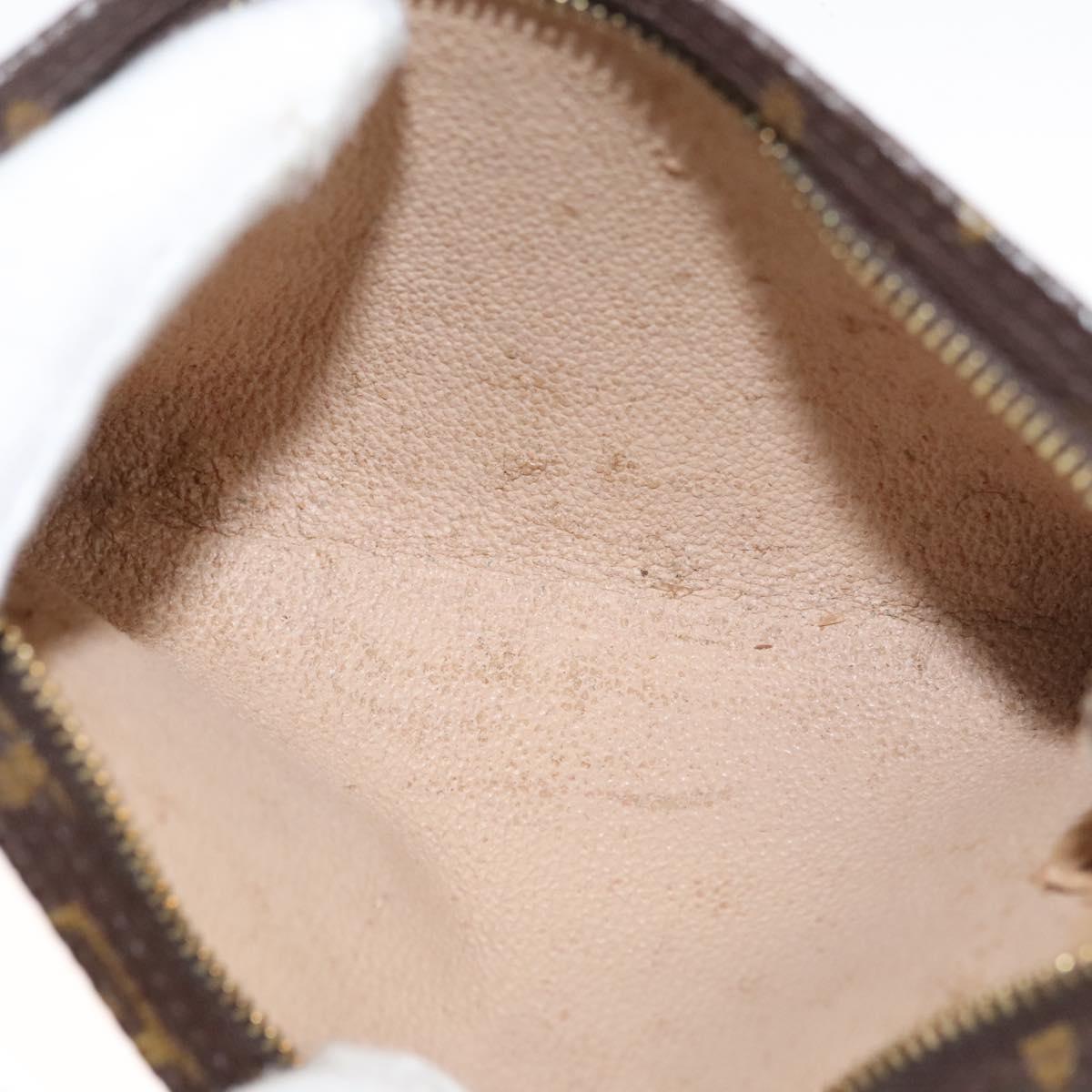 LOUIS VUITTON Monogram Bucket PM Accessory Pouch LV Auth 117344