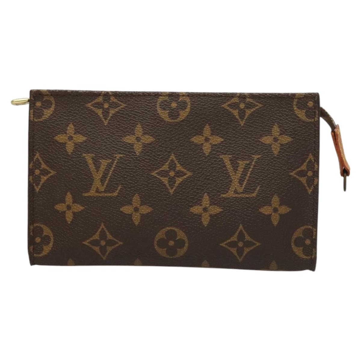 LOUIS VUITTON Monogram Bucket PM Accessory Pouch LV Auth 117344