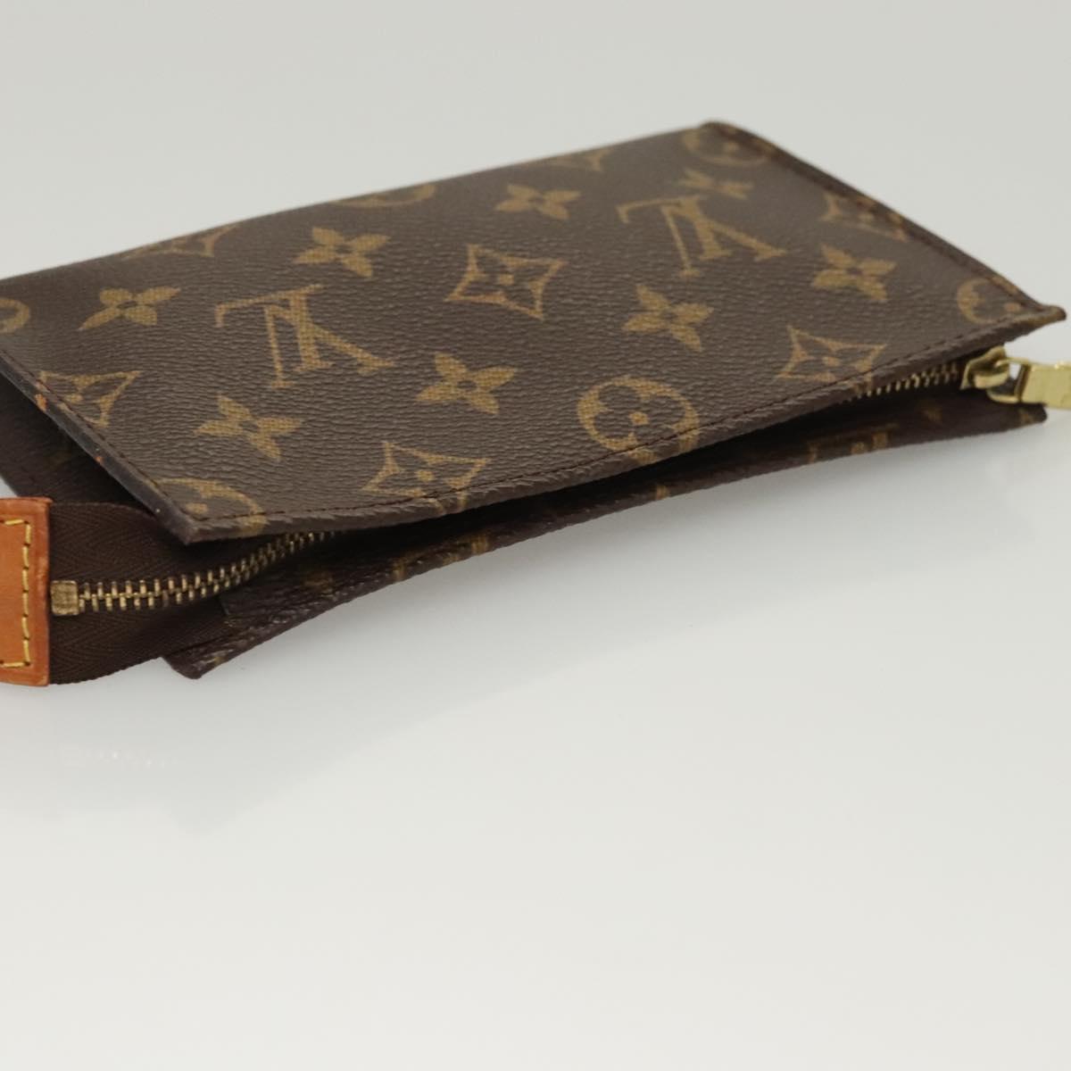 LOUIS VUITTON Monogram Bucket PM Accessory Pouch LV Auth 117344