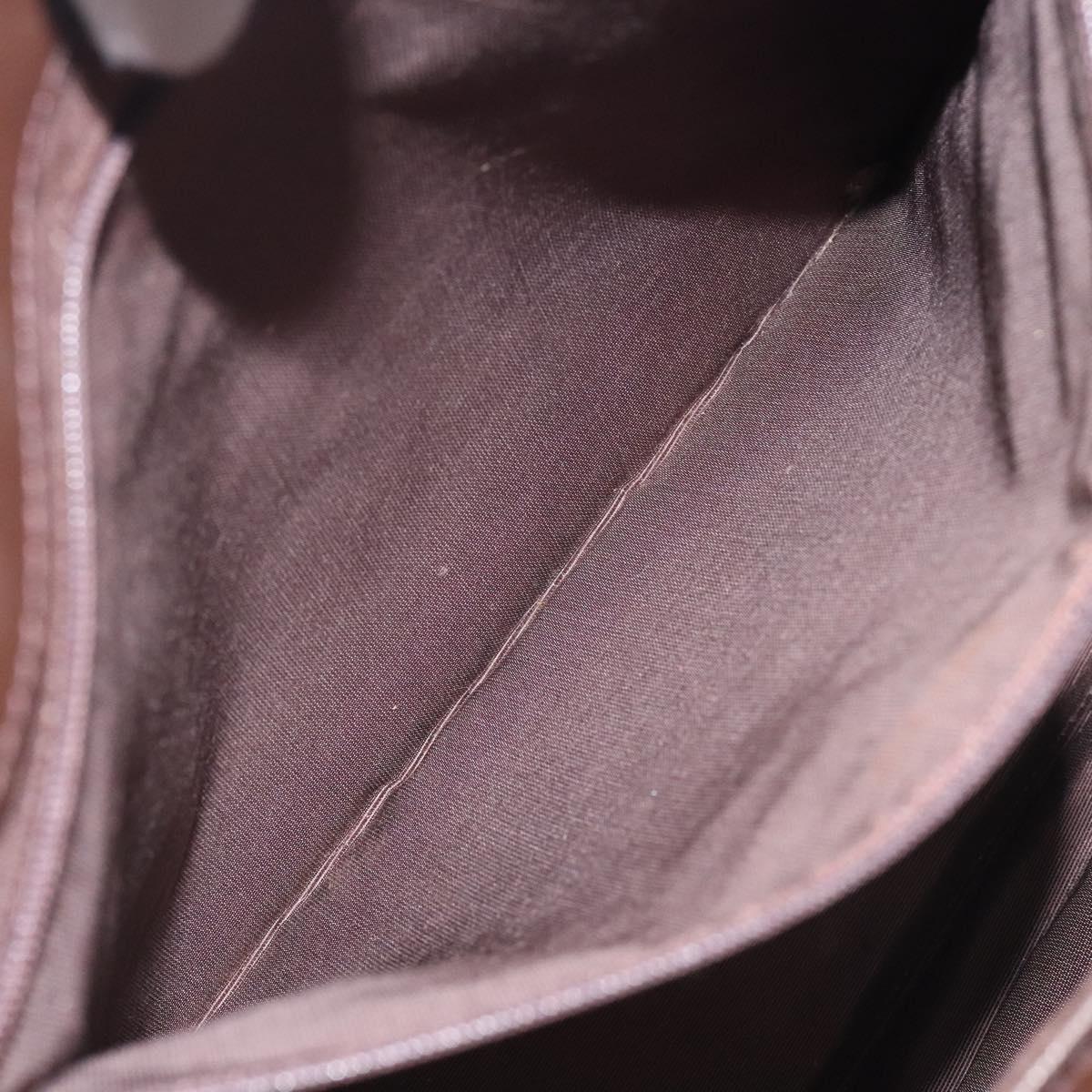 BURBERRY Nova Check Hand Bag Canvas Beige Auth 117364