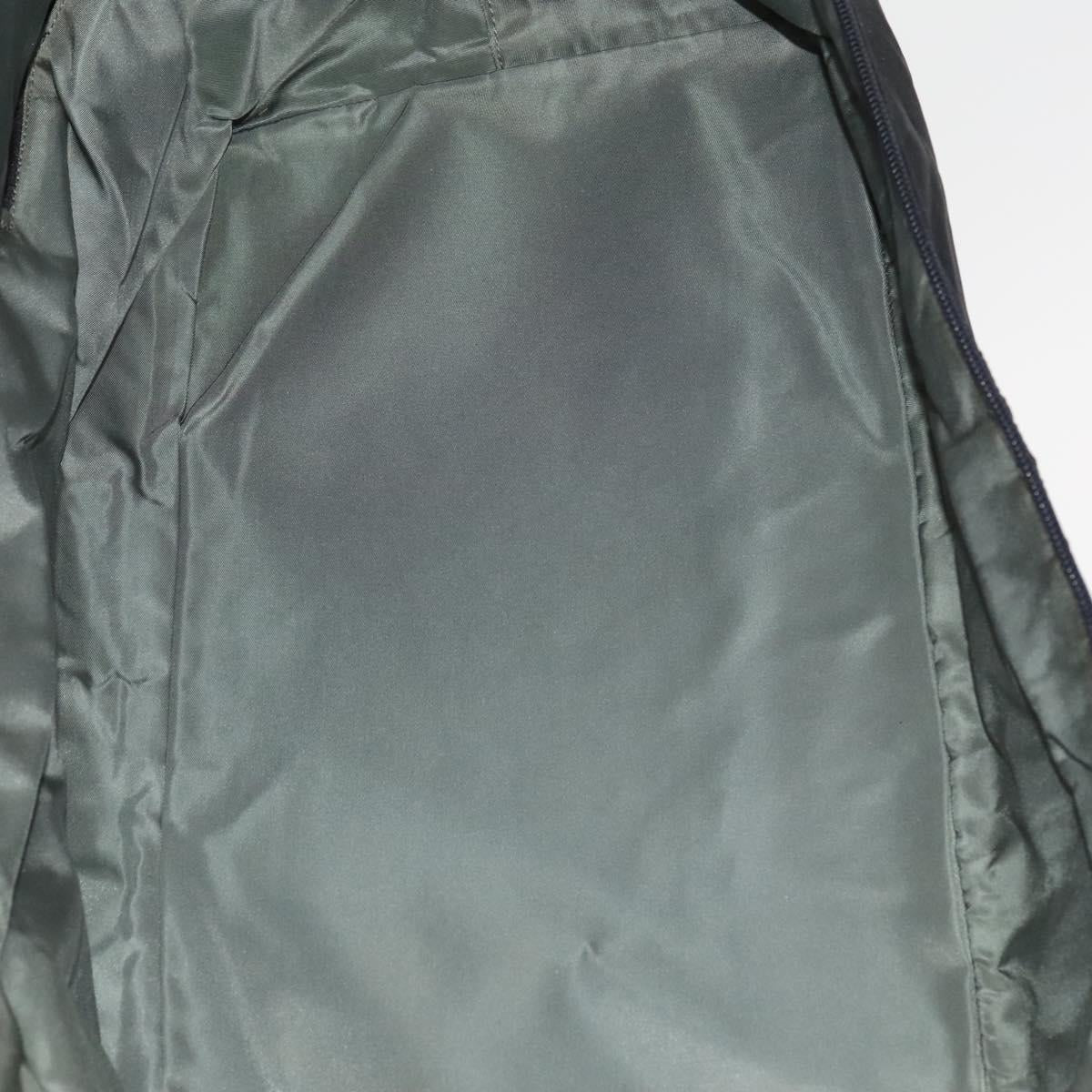 PRADA Sports Boston Bag Nylon Black Silver Auth 117366