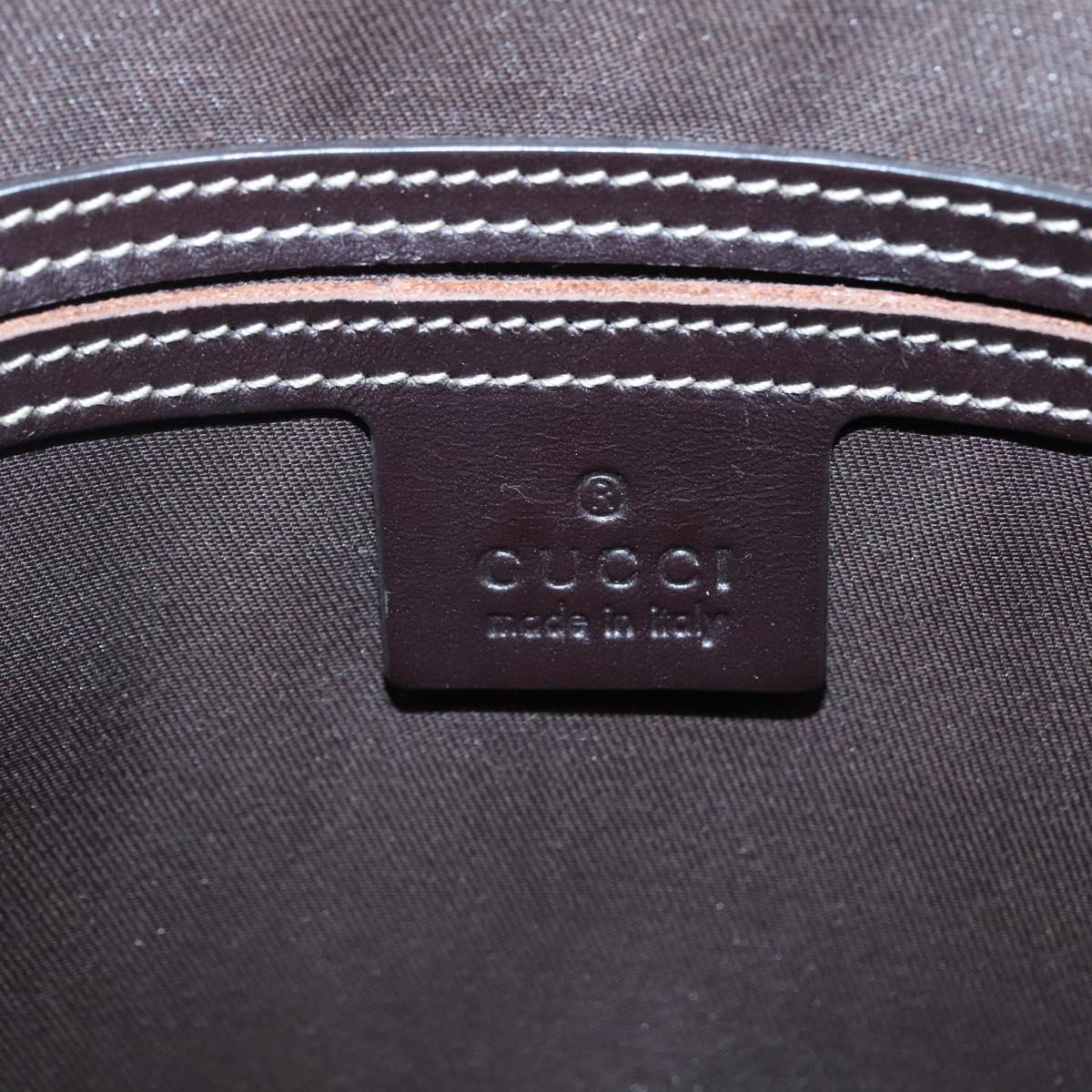 GUCCI GG Supreme Shoulder Bag PVC Leather Beige 223666 Auth 117420