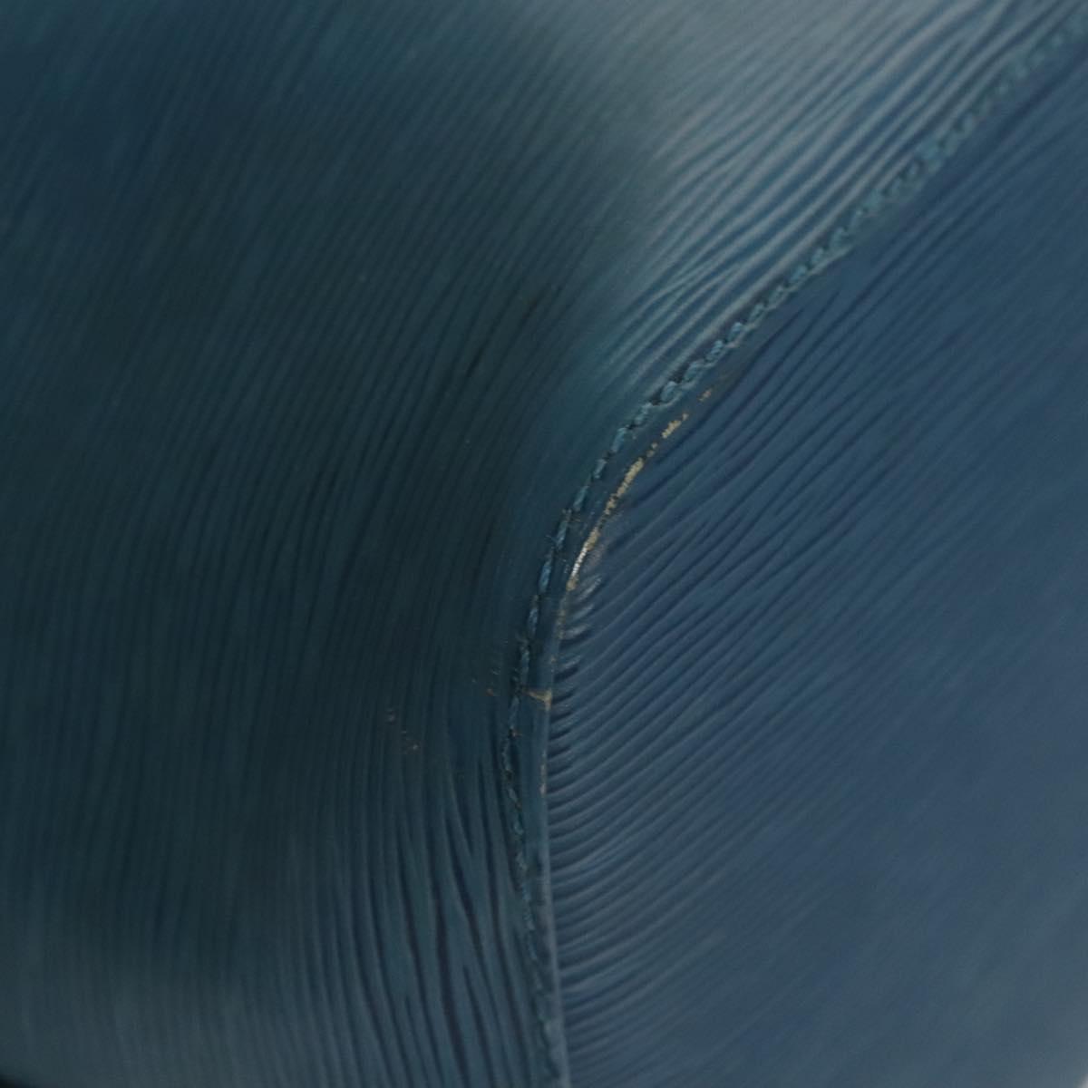 LOUIS VUITTON Epi Petit Noe Shoulder Bag Blue M44105 LV Auth 117506