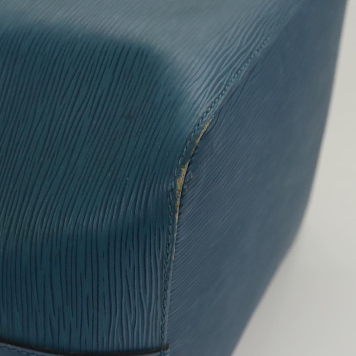 LOUIS VUITTON Epi Petit Noe Shoulder Bag Blue M44105 LV Auth 117506