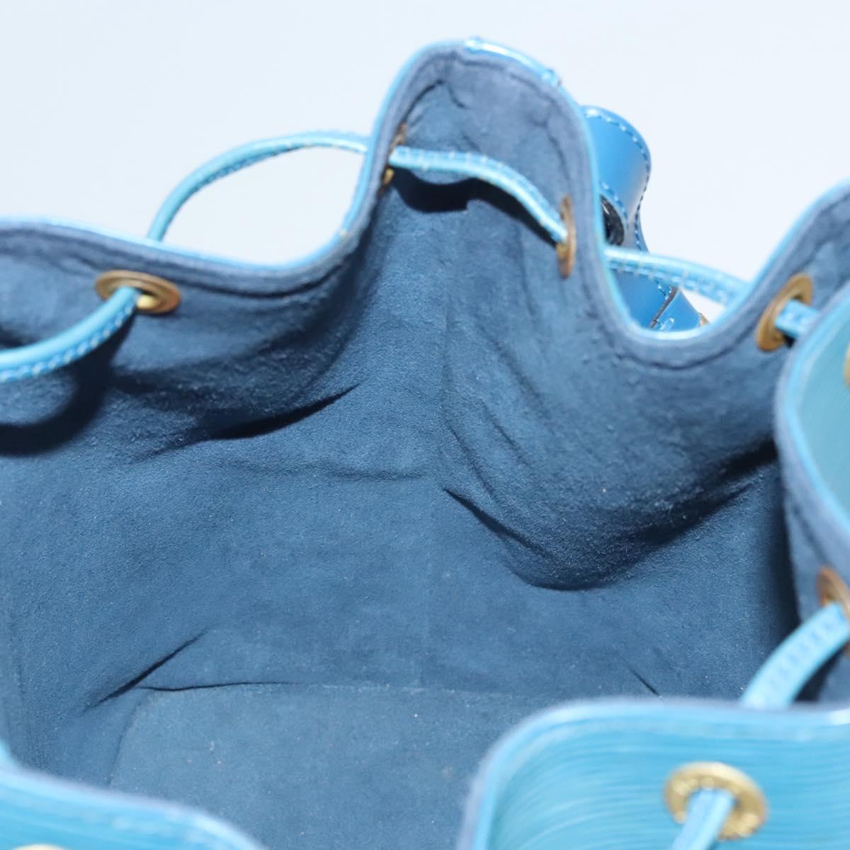 LOUIS VUITTON Epi Petit Noe Shoulder Bag Blue M44105 LV Auth 117506