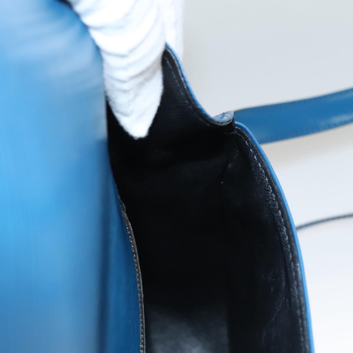 LOUIS VUITTON Epi Saint Cloud GM Shoulder Bag Toledo Blue M52195 LV Auth 117532