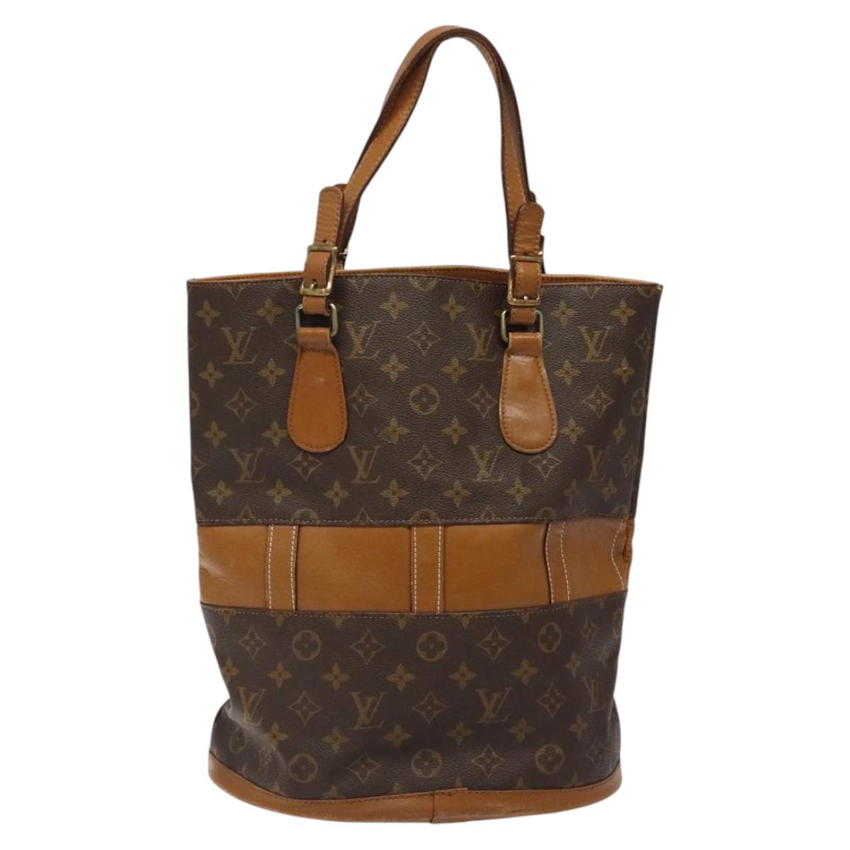 LOUIS VUITTON Monogram Bucket GM Shoulder Bag USA limited T42236 LV Auth 117645
