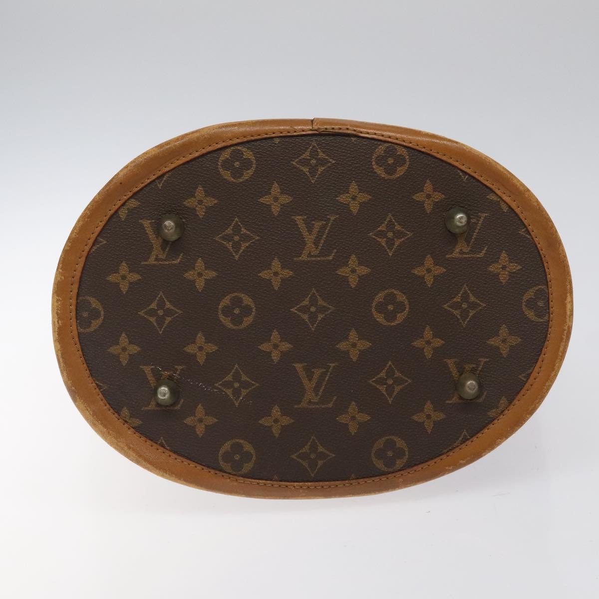 LOUIS VUITTON Monogram Bucket GM Shoulder Bag USA limited T42236 LV Auth 117645