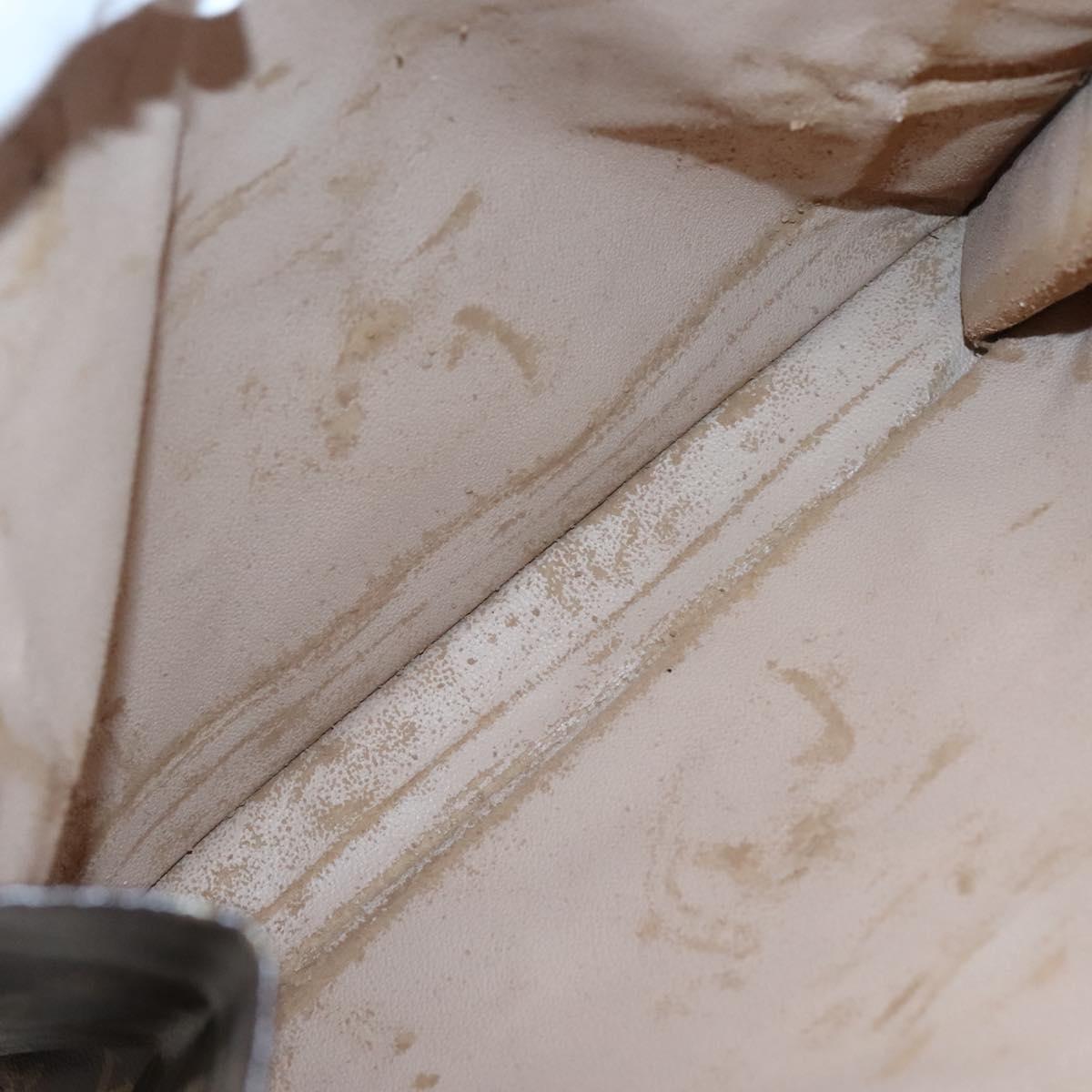 LOUIS VUITTON Monogram Sac Plat Hand Bag M51140 LV Auth 117646