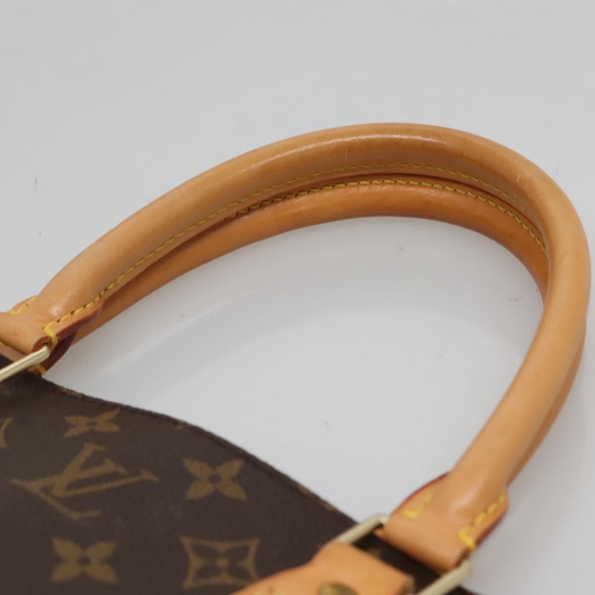 LOUIS VUITTON Monogram Sac Plat Hand Bag M51140 LV Auth 117646