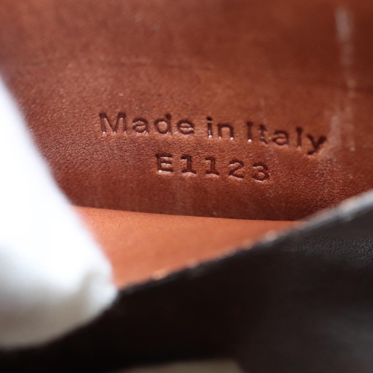 Berluti Calligraphy Long Wallet Leather Brown Auth 117665